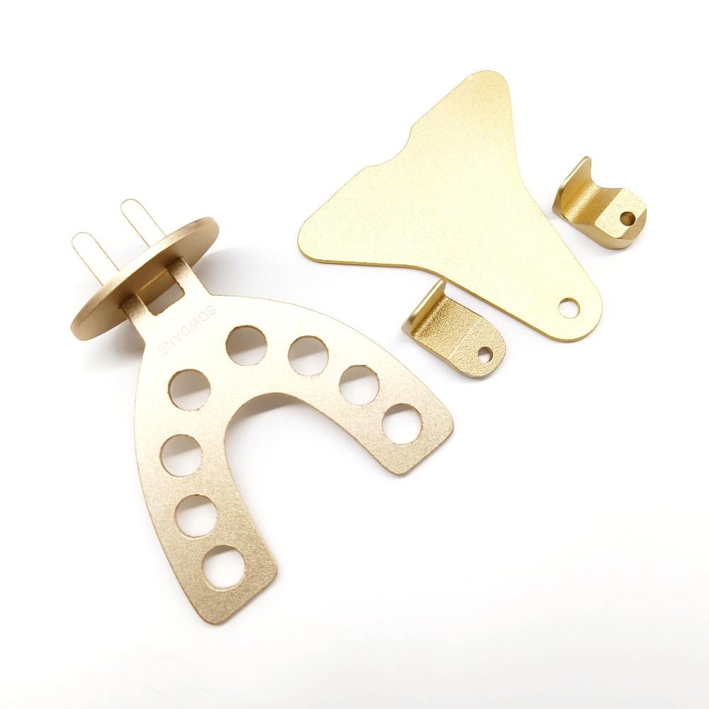 1 набор Стоматологическая ложка Стоматологический передний шаблон набор Lucia Jig Set Алюминиевый сплав Стоматологическая лаборатория Слепочные ложки для достижения центрального соотношения