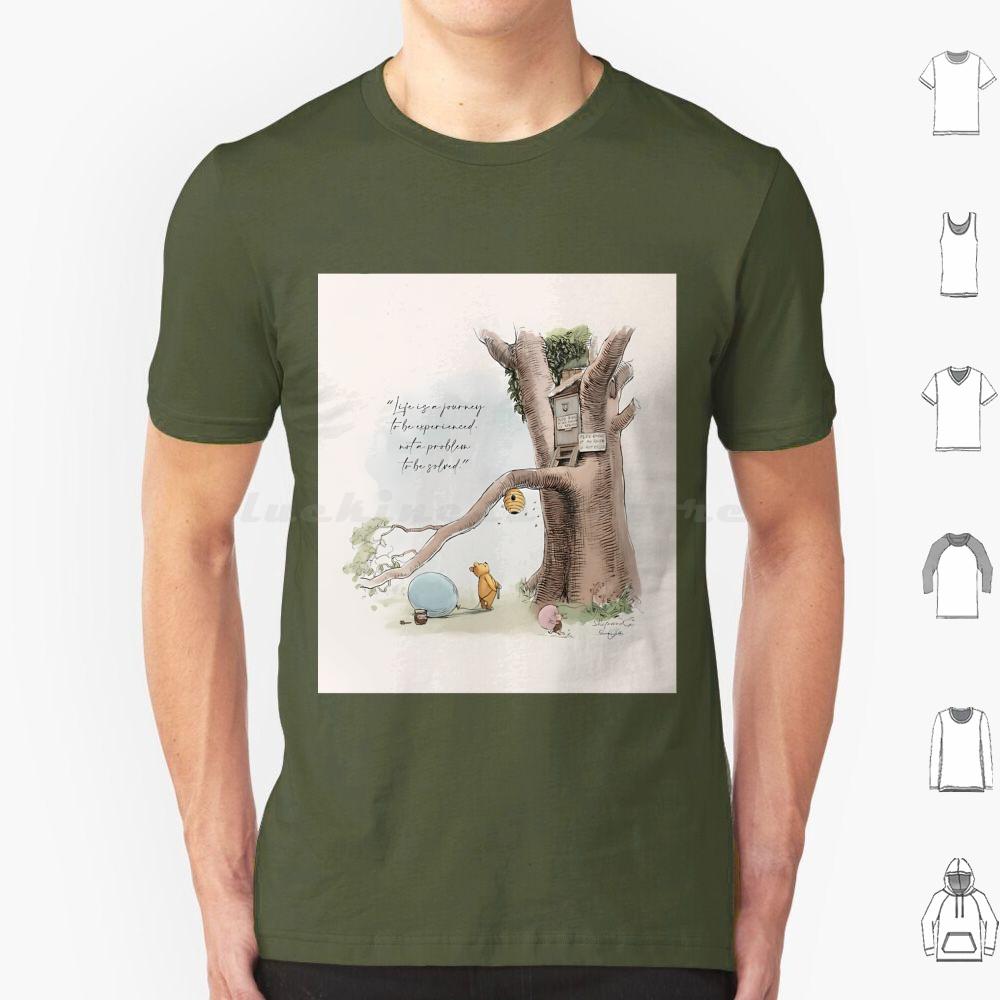 Vintage Cartoon Winnies Tiggers 2024 T Shirt 6xl Cotton Cool Tee Winnies The Winnies Bear Honey Christopher Robin Kanga Rabbit