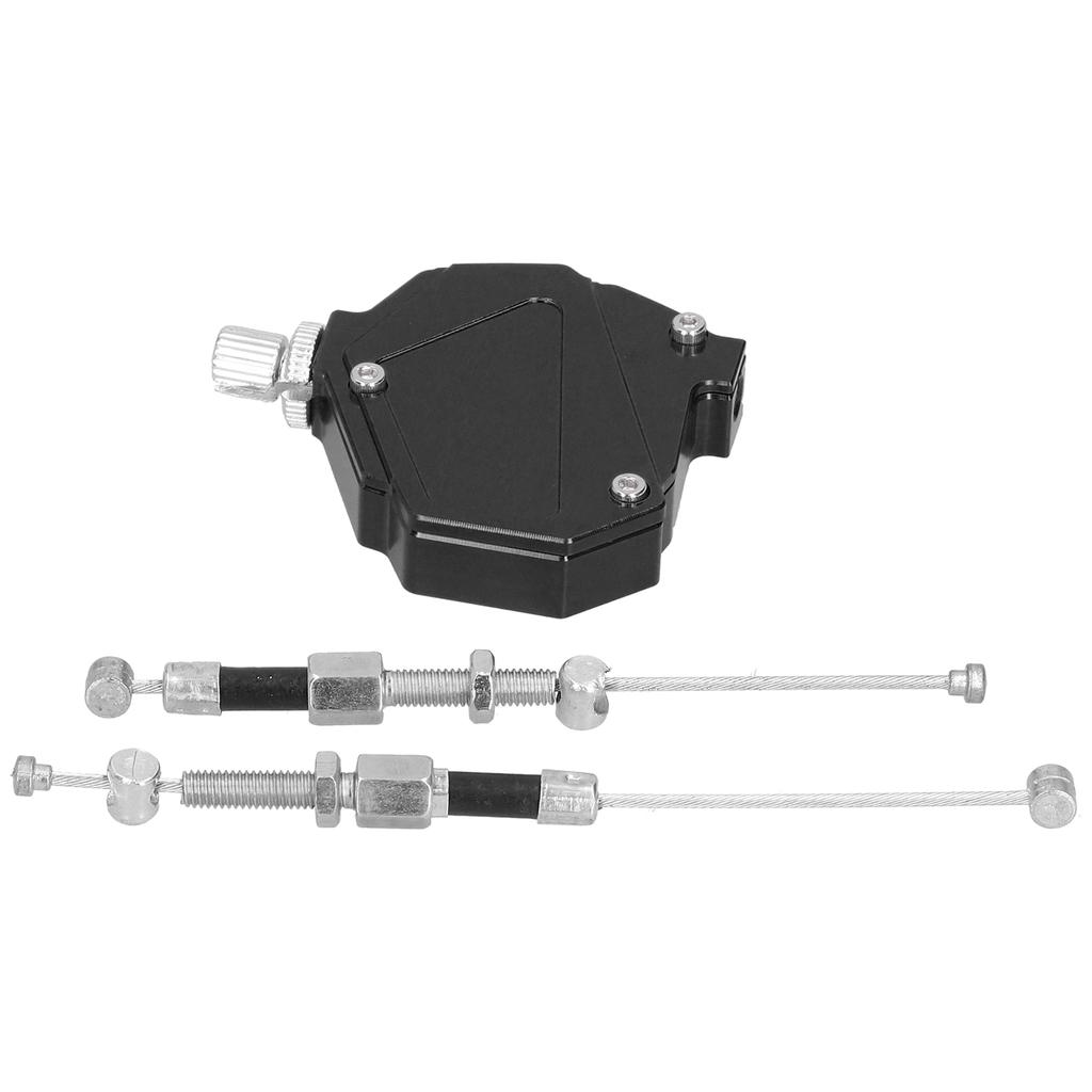 Motorbike Stunt Clutch Pull Cable Lever CNC Aluminum Replacement for Motorcycle Dirt BikesBlack