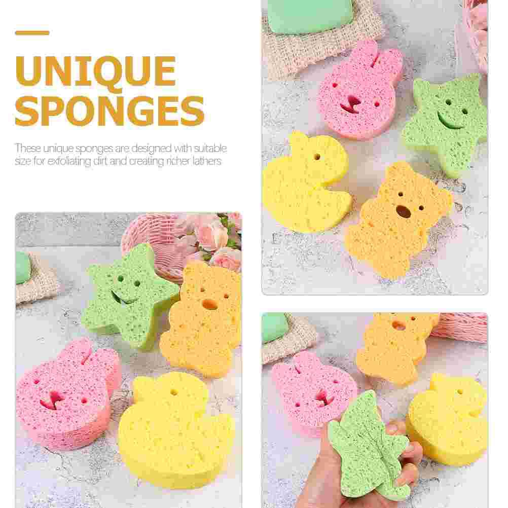 Foam Loofah Sponge Body Wash Children's Bath Accessories Baby Shower Tools Sponges