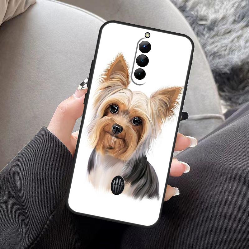 Чехол для щенка йоркширского терьера для ZTE Nubia Red Magic 10S 10 Air 8 8S 9 9S 11 Pro Plus 5G 6R 7 6 7S 6S Pro Задняя крышка