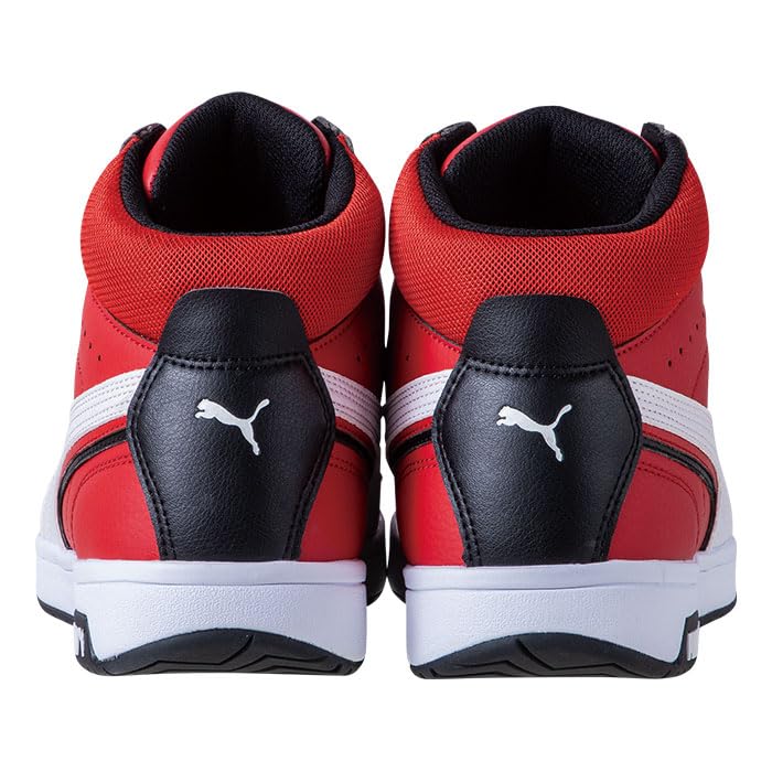 Work JSAA Class A Synthetic Resin Shock Cm [PUMA SAFETY] Shoes, Certified, Toecap, Absorption, Electrostatic, Men's, Red, 26.0