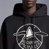 Moncler x Roc Nation by Jay-Z Logo Motif Hoodie Black Unisex Streetwear I209W8G00006809KX999