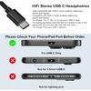 USB C to 3.5mm Audio Adapter Samsung Type C to Headphone Jack Adapter Aux Dongle Cable 3