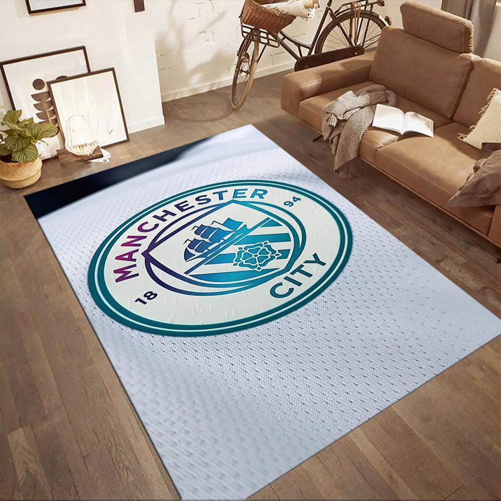 Manchester City Area Rug Suitable For Outdoor Bedrooms Hallway Dormitory Antislip Carpet Office Home Decor Spiritual Gift