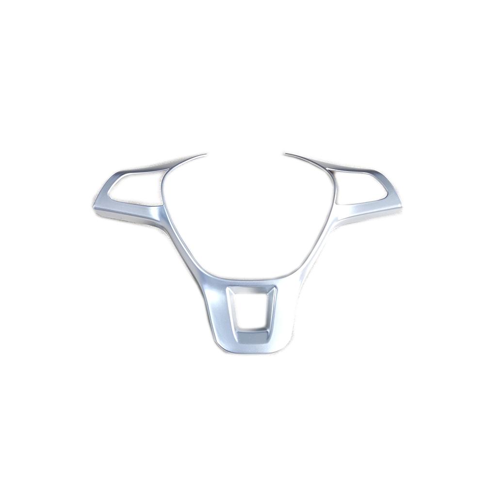 Carbon Silver Car Steering Wheel Switch Panel Decoration Frame For VW Volkswagen E-UP E Up FOX 2016 - Interior