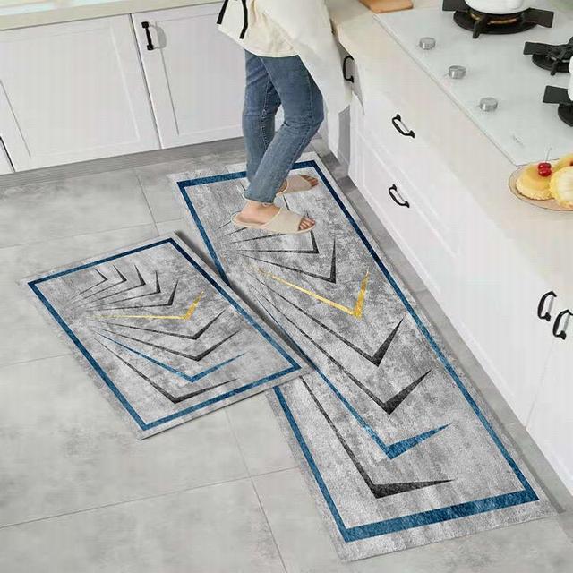 Моющийся кухонный напольный коврик, нескользящий коврик для ванной комнаты, входная дверь, балкон, прачечная, коридор, винтажный ковер, коврик для гостиной