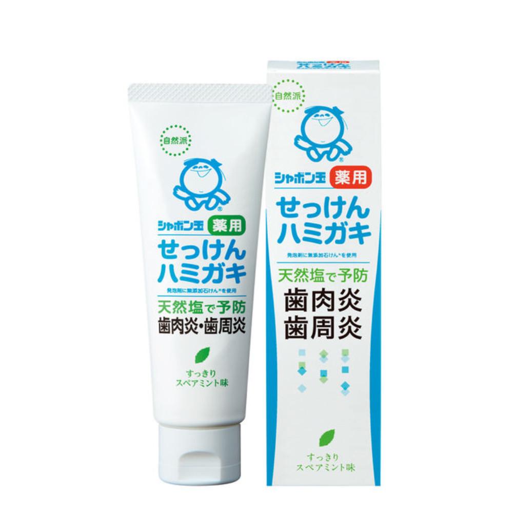 Japan SHABONDAMA SOAP Medicinal Soap Toothpaste, Medicinal Toothpaste, 80g