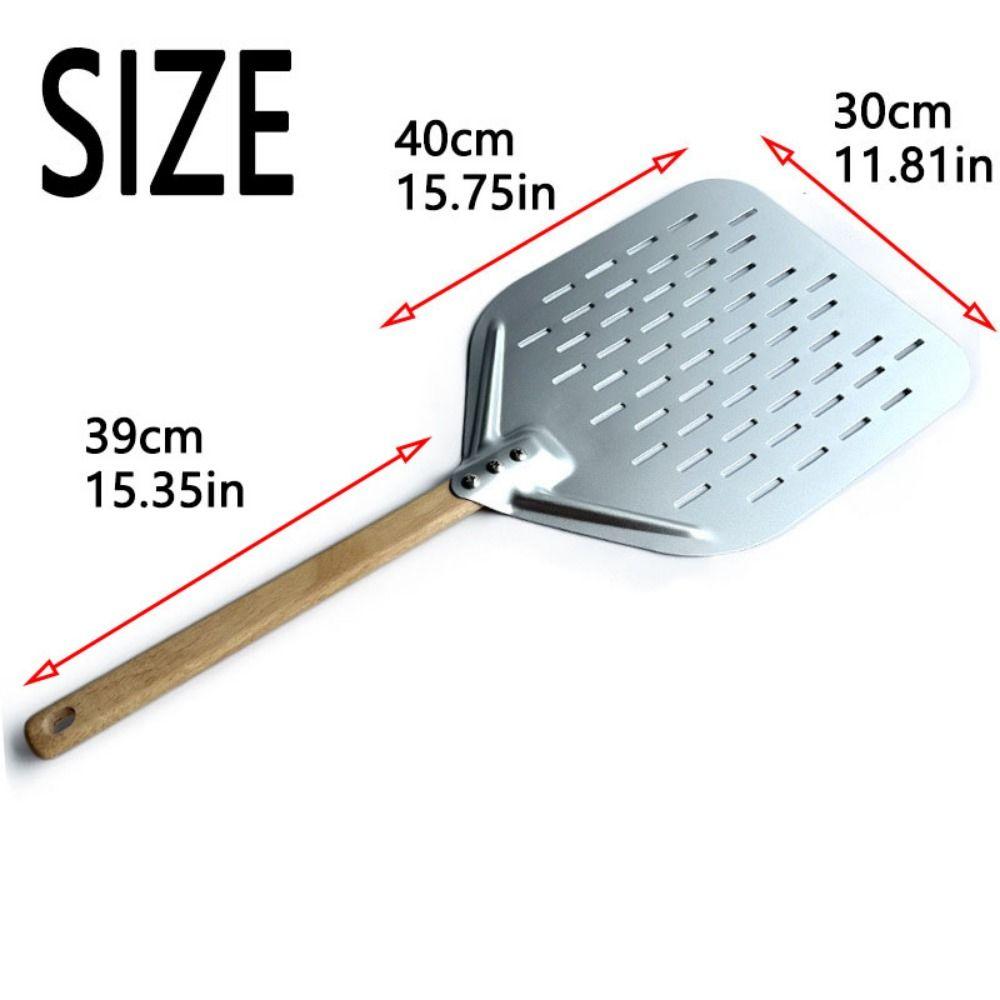 Professional Pizza Paddle Hollowing Out Pizza Peel Lightweight Pizza Shovel Baking Tools