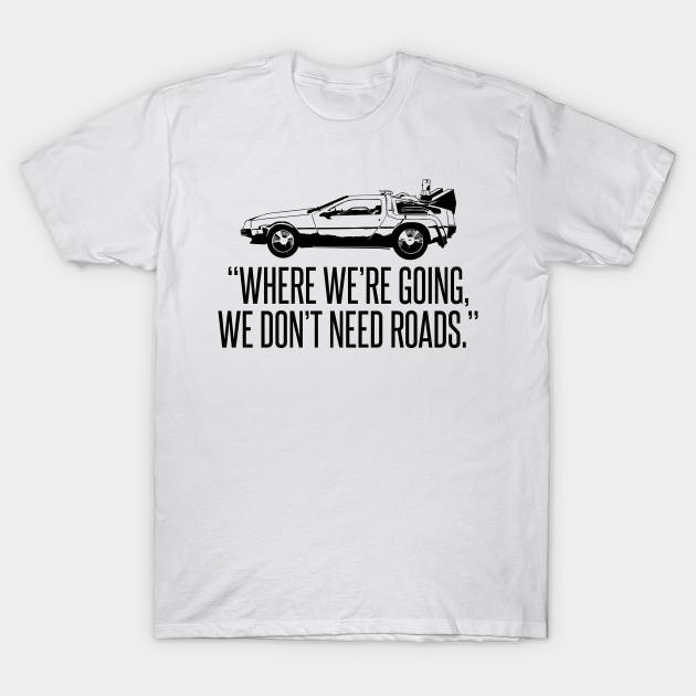 Asian Size Men Print T-shirt Back To The Future No-Cut Heat Transfer Print Cotton Tshirt