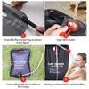 Outdoor Solar Shower Bag Portable Camping Shower Bag Solar Heating Bath Bag for Camping Hiking Beach Travel