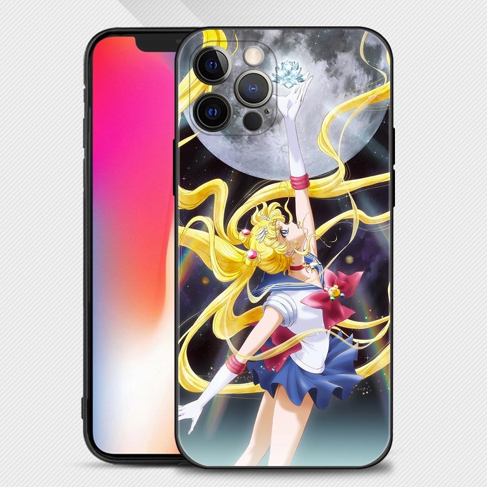 Чехол для телефона Аниме Девочка Волшебница Для iPhone 13 12 11 Pro Max XS Max XR X 7 8 Plus 12 Mini 6S 5S SE 2020 Чехол Силиконовый Чехол