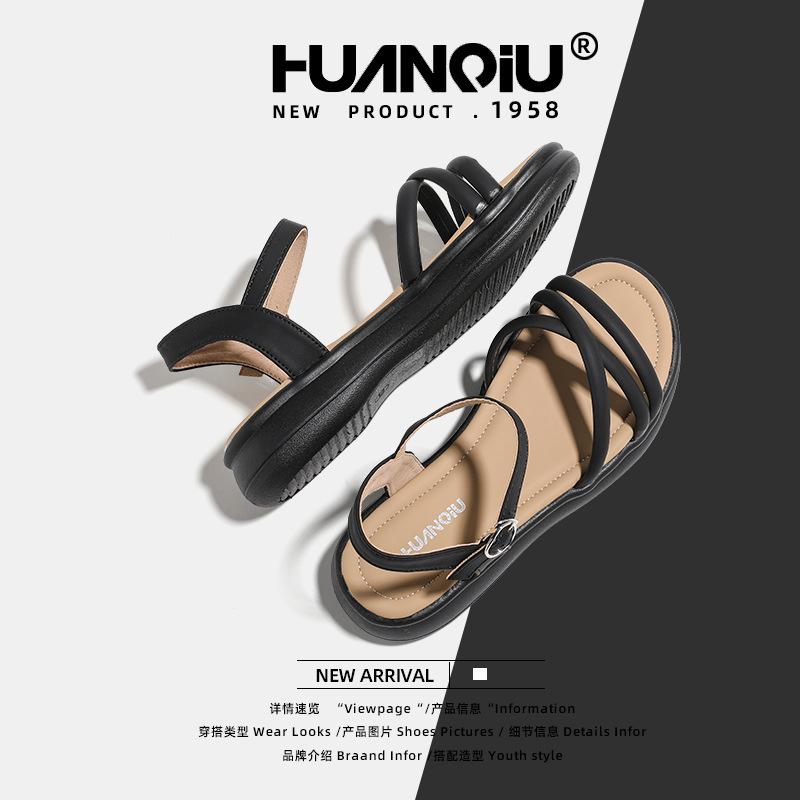 Глобальные сандалии на платформе женская верхняя одежда XHQ-GH109 весенние новые повседневные туфли с юбкой односложный пояс пляжная обувь