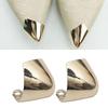 New1 Pair High Heel Metal Toe Protective Cover Anti-kick Clip Repair High Toe Accessories Heel E6C6