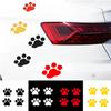 Забавный принт кошачьей лапки светоотражающие наклейки на мотоцикл шлем мото скутер автомобиль кузов лобовое стекло наклейка аксессуары