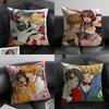 Любимый Аниме MMaid Sama Наволочка Натуральный Лен Органическая Ткань Двусторонний Принт Диван Домашний Декор Дышащий