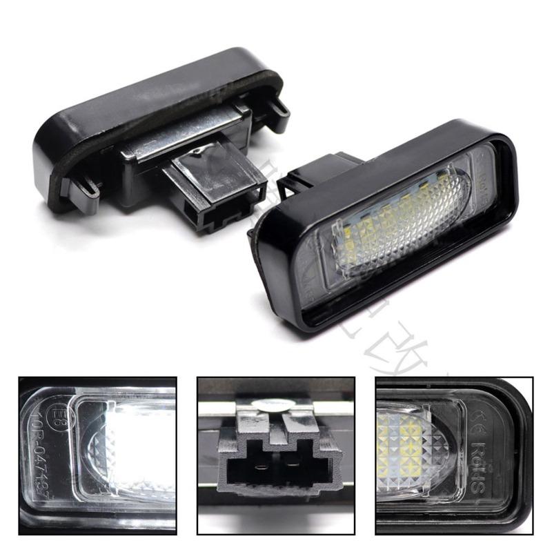 LED Rear License Plate Light Compatible with Mercedes Benz W220 S Class 1999 2005 High Quality Car Accessories tallation Kit