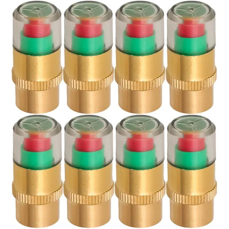 Car Tire Pressure Monitor Sensors Tire Air Alert Cap Cars Trucks Air Pressure Gauge Alert Monitoring Tire Valve Accessories