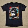 РЕДКАЯ ГОРЯЧАЯ Футболка унисекс Bob Dylan Черный Хлопок S-5XL Подарок для фанатов Футболка AD276 Унисекс Футболка