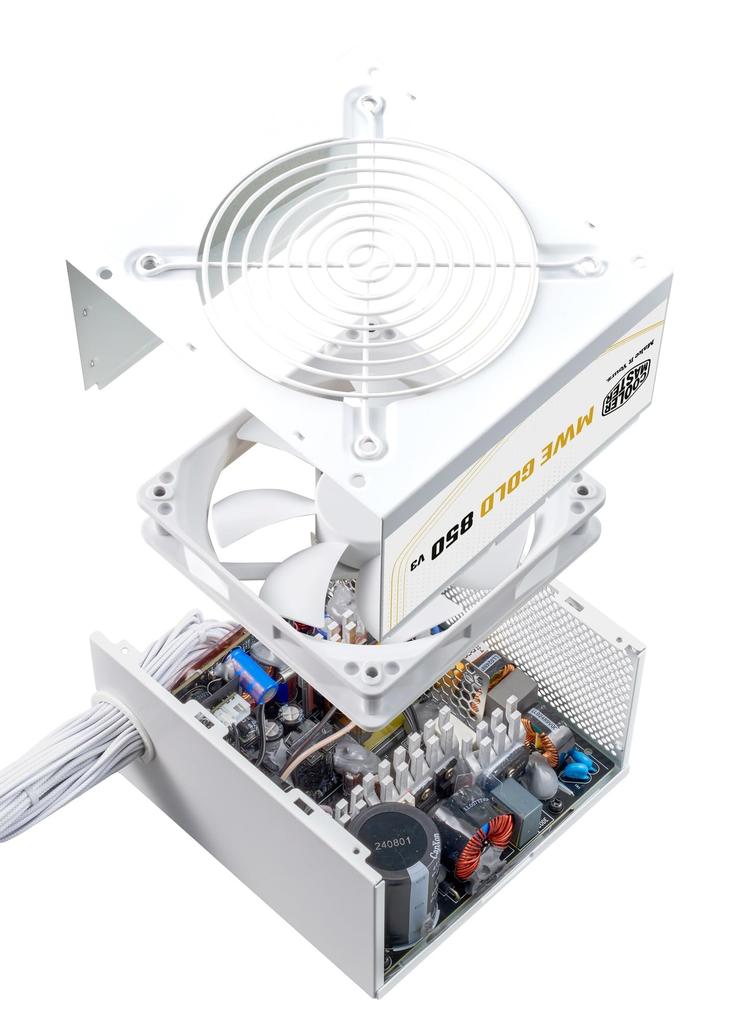 Cooler Master MWE Gold 850 V3 ATX White PC Power Supply Unit 850W PS1566 3.1 Non-Modular MPE-8506-ACAG-GJP