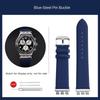 Для Swatch металлический адаптер YVS400 YVB404 YVS420 YVS454 YVS451 Браслет из кожаного ремешка Модифицированная цепочка для часов 21 мм красный синий черный ремешок