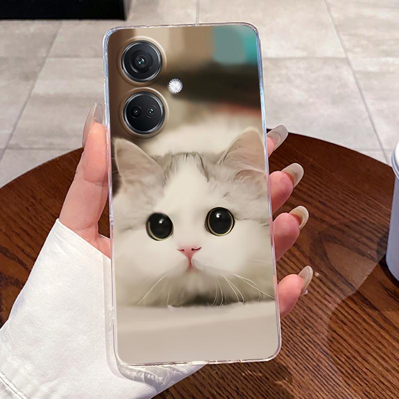 For OnePlus Nord CE3 CE2 Lite Capa Clear Silicone Soft TPU Back Cover Cases For One Plus Nord CE 2 3 Lite Rabbit Cat Phone Case