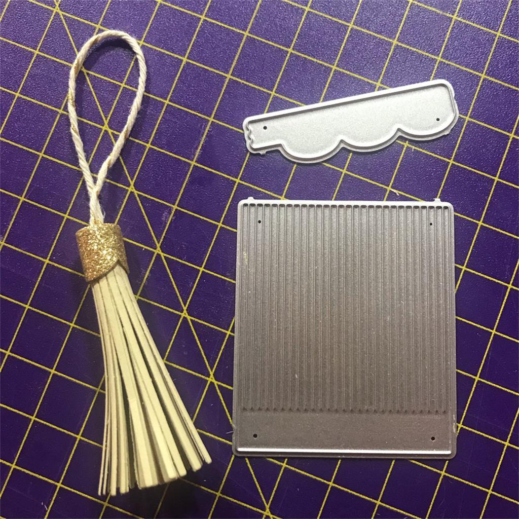 Новый декоративный дизайн с кисточками Изделия ручной работы Металлическая форма Вырубной штамп Вырубной штамп для скрапбукинга Фотоальбом Картон Бумага Резьба