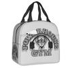 Сумки для ланча с термоизоляцией Powerhouse Gym Женские Фитнес Бодибилдинг Портативная Сумка для Работы Школы Путешествий Еды Ланч-бокс