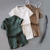 Cotton Baby Sets Leisure Sports Girl Boy T-shirt + Shorts Sets Toddler Clothing Baby Boy Girl Clothes