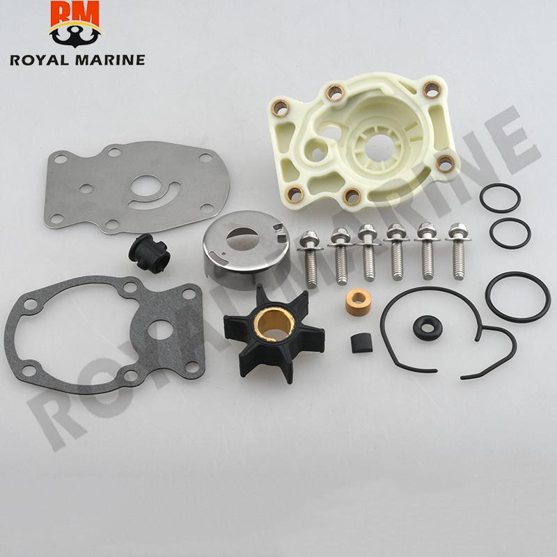 Water Pump Impeller Repair Kit for Evinrude Johnson Outboard 20 25 30 35hp With Housing Marine Boat Engine Part 0393630 393630