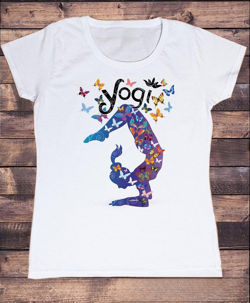 Watercolor Buddha Chakra Meditation Mandala Print T-Shirt Women's Aesthetic Harajuku Style Summer Top Polyester Fabric