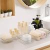 Transparent Plastic Trays Organizer Compartment Stackable Drawer Dividers  Bedroom Dresser
