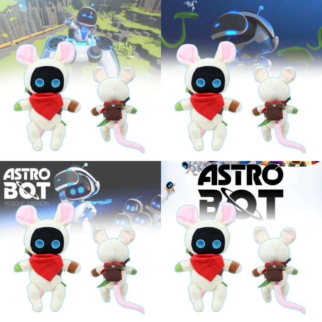 Очаровательная плюшевая кукла Astrobot для спасения, мягкая игрушка-кролик для детей и коллекционеров