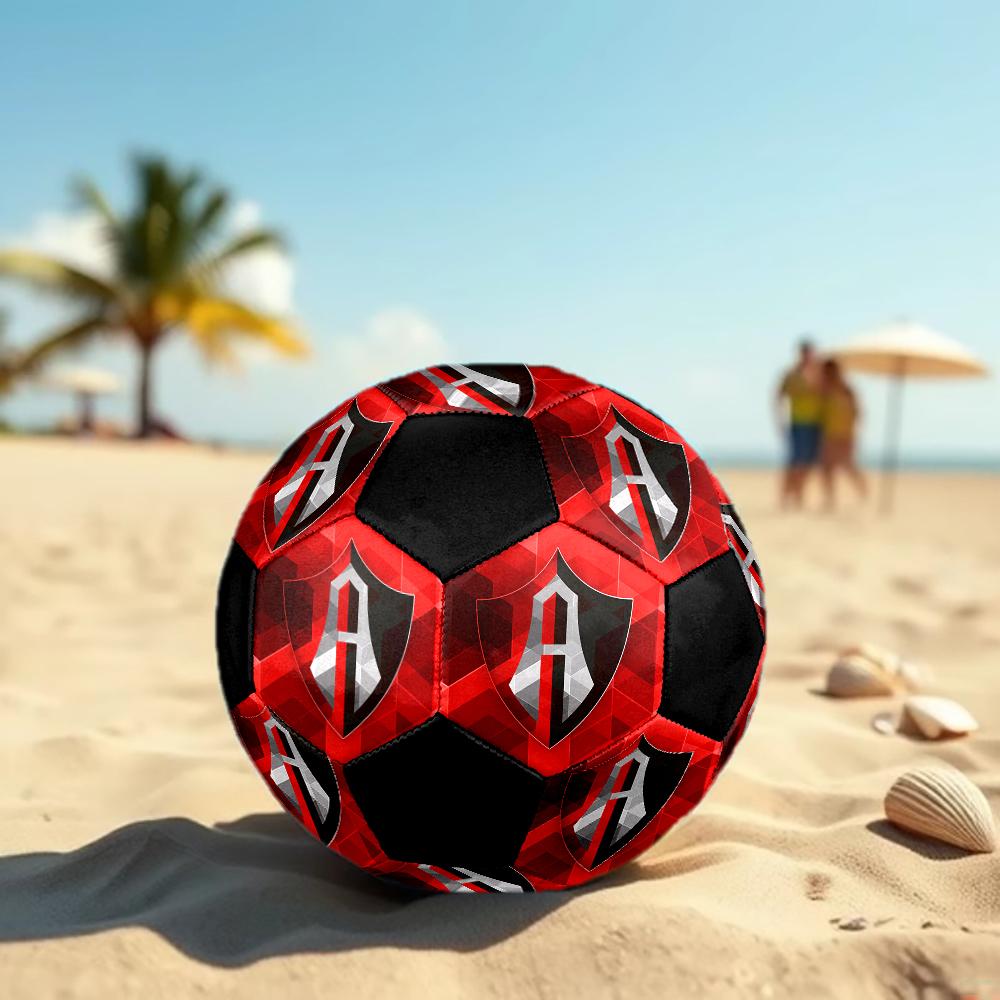 РАЗМЕР 5 Футбольный мяч Atlas Football Club Цветной Для всех возрастов Машинная строчка ПВХ Готов к соревнованиям Прочный Высокий отскок