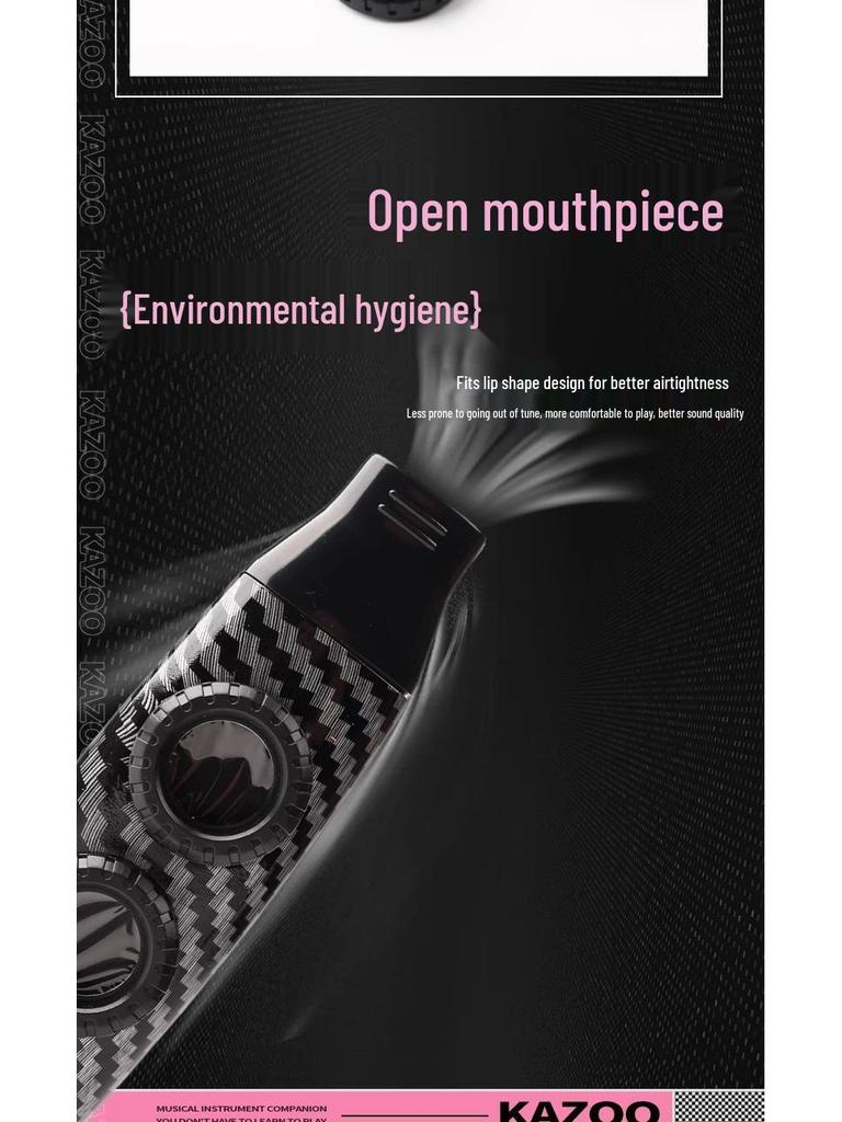 Concert-Grade Kazoo: Play Instantly, Douyin-Style, Perfect for Beginners