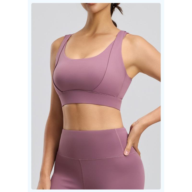 Women S Sports Bra For Running Yoga Gym Back Closure Push Up