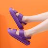Summer Women Home Slippers with Snaps Outdoor Breathable Casual Sandals Women Non-slip Platform Beach Shoes Women