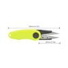 ABS Mini Badminton Line Scissors Carbon Steel Folding Shrimp Shaped Scissors Fluorescent Yellow Orange Line Cutter