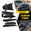 Наклейки на интерьер с рисунком под карбон для Mercedes Benz C-Class GLC 2015-18 A