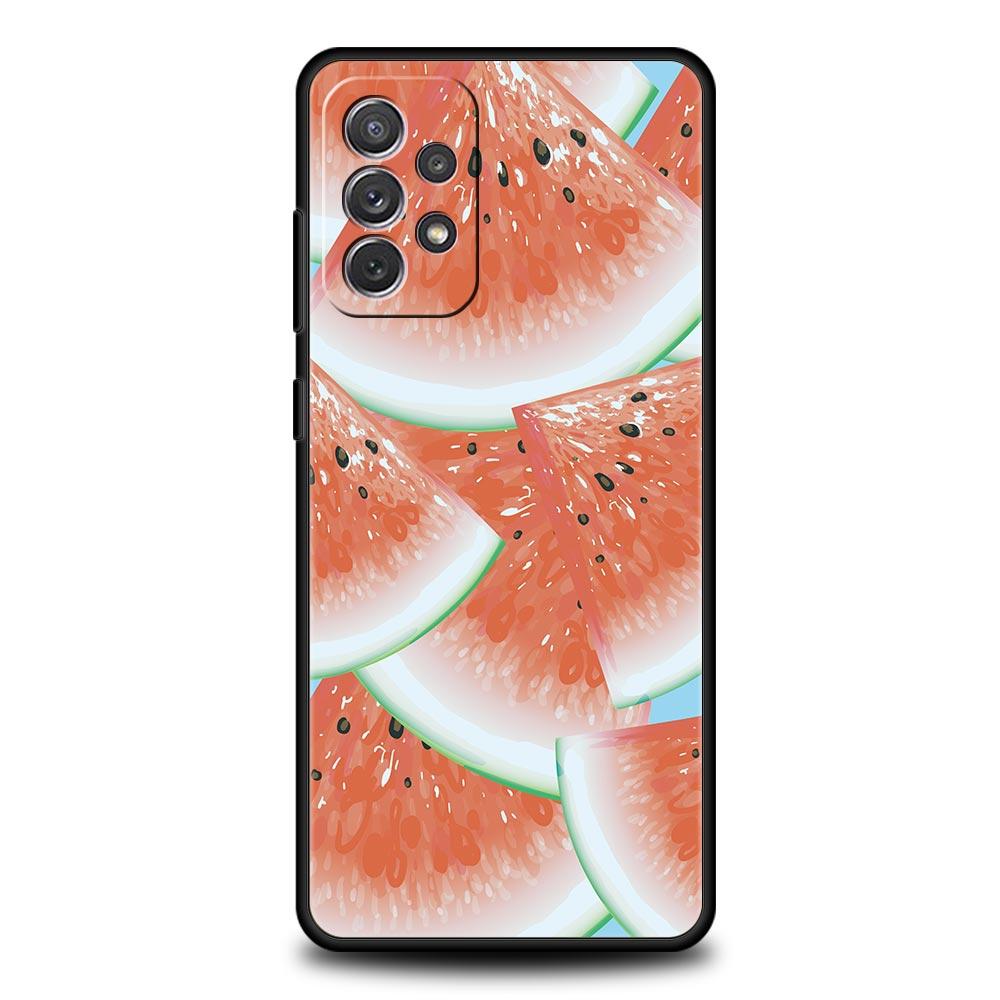 Летний Фруктовый Арбузный Чехол для Samsung A57 A37 A51 A71 A21S A17 A15 A25 A41 A23 A33 A53 A73 A07 A03S A05S A13 A35 A55 5G Обложка