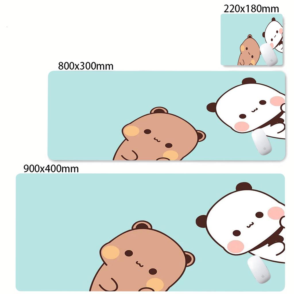 Большой игровой коврик для мыши BuBu DuDu Kawaii, коврик для мыши из натурального каучука, коврик для игровой мыши Gamer Xxl, офисный коврик для ПК-клавиатуры, милый коврик для стола