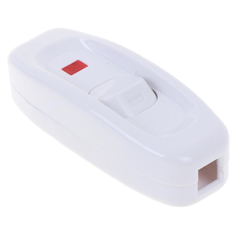 Белый Черный Вкл./Выкл. Прикроватный переключатель Настольная лампа Настольный выключатель Midway Light 10A