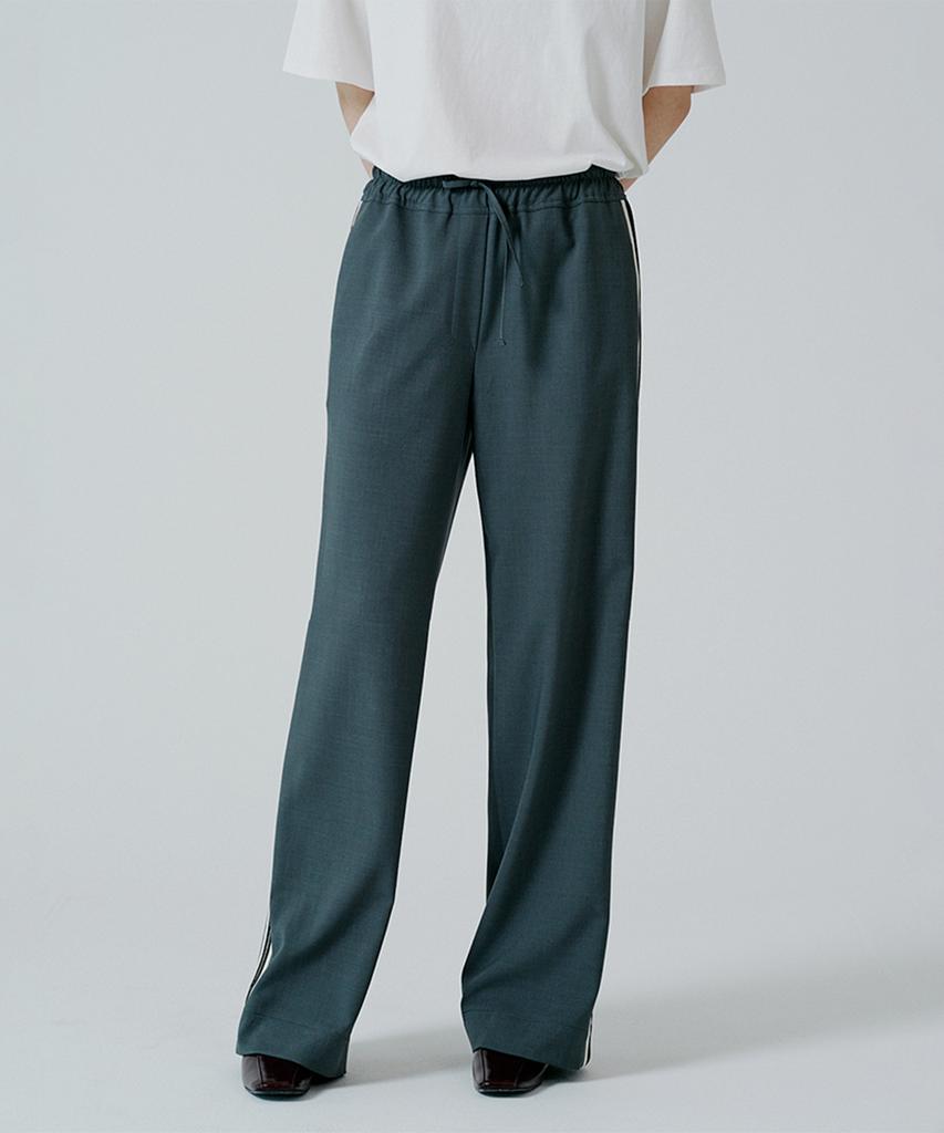 PINBLACK Track Line Straight Pants