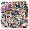 Для Набор Наклеек JoJo's Bizarre Adventure из 50 Штук Милые Аниме для JoJo's Bizarre Adventure Наклейка Водонепроницаемая Наклейка Милый Стильный Мультяшный DIY Наклейка