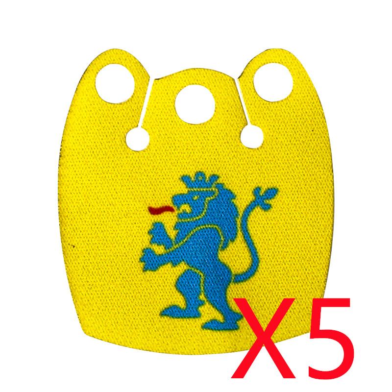 MOC Средневековые Военные Строительные Блоки Мини Кирпичики Фигурки Воинов Подарки Красочная Накидка с Принтом Доспехи Щит Аксессуары Игрушка Сделай Сам