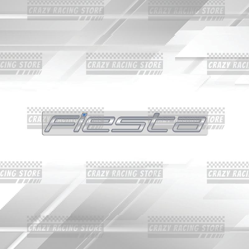 Car Badges For Ford Fiesta ST MK2 MK3 MK4 MK5 Rear Trunk Emblem Metal 3D Stickers Body Decals Lettering Decor Styling