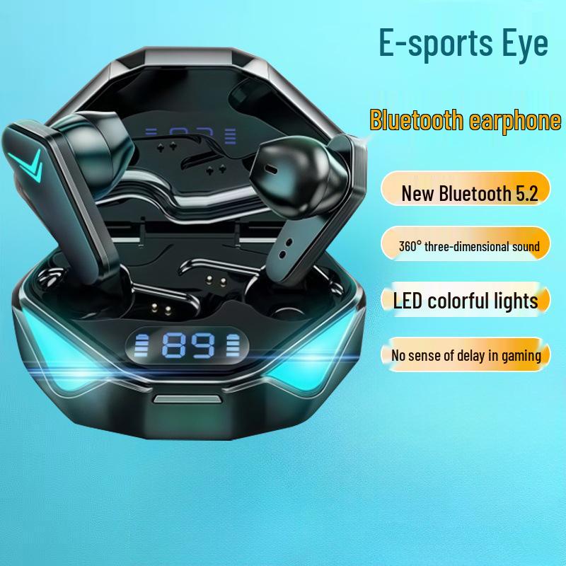 Беспроводные Bluetooth-наушники X15 с нулевой задержкой: Высококачественный звук для спорта, бега и игр