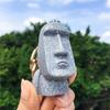 Watchman Easter Island Keyring Stone Man Moai Figurine Moai Statues Keychain  Motorcycle