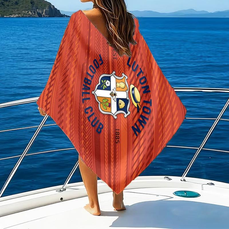 Town Football Club Printed Beach Towel, Super Soft Microfiber, Perfect Gift Birthday, for Pool, Beach, Travel, for family and friends