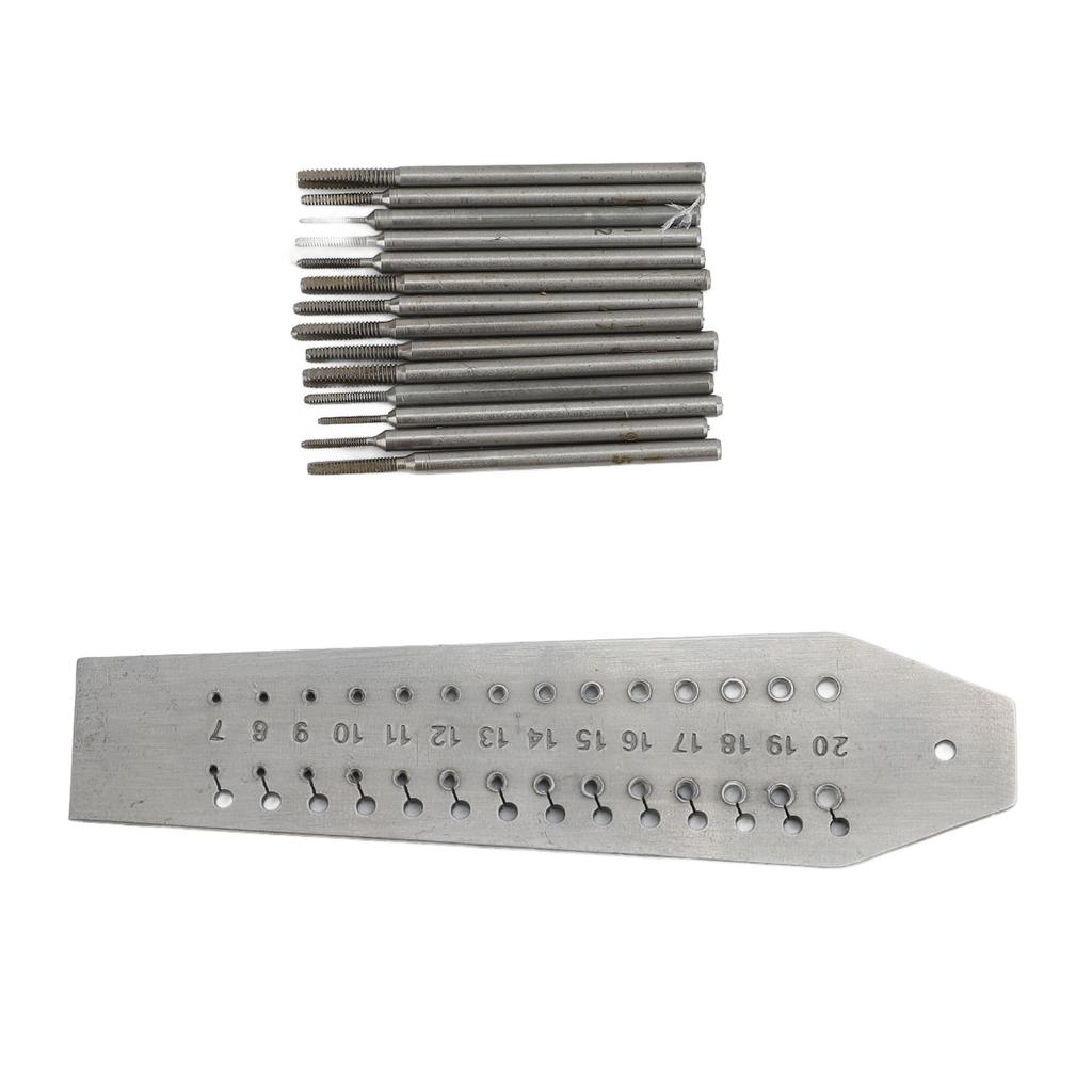 Ювелиры Часовщики Метчик и Плашка 28 Отверстий 14 Разных Размеров Нержавеющая Сталь Часы Мини Микро Ремонтный Инструмент